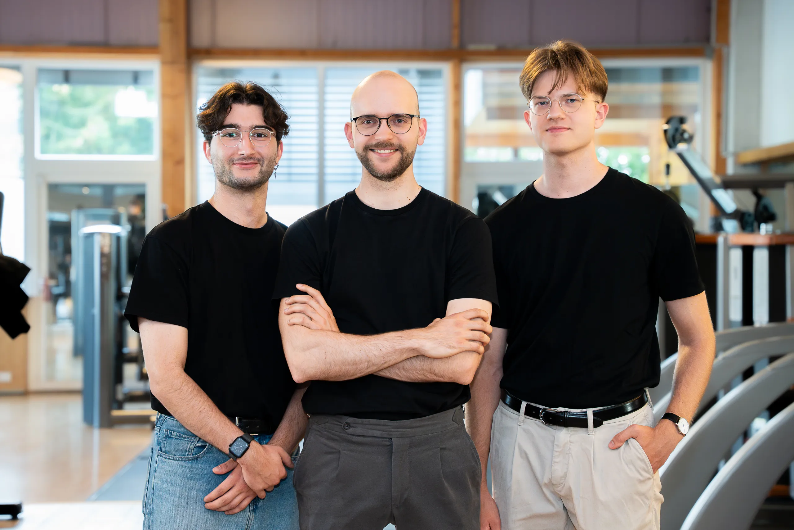 Jonathan Aechtner, Thomas Bahne und Johannes Bahne